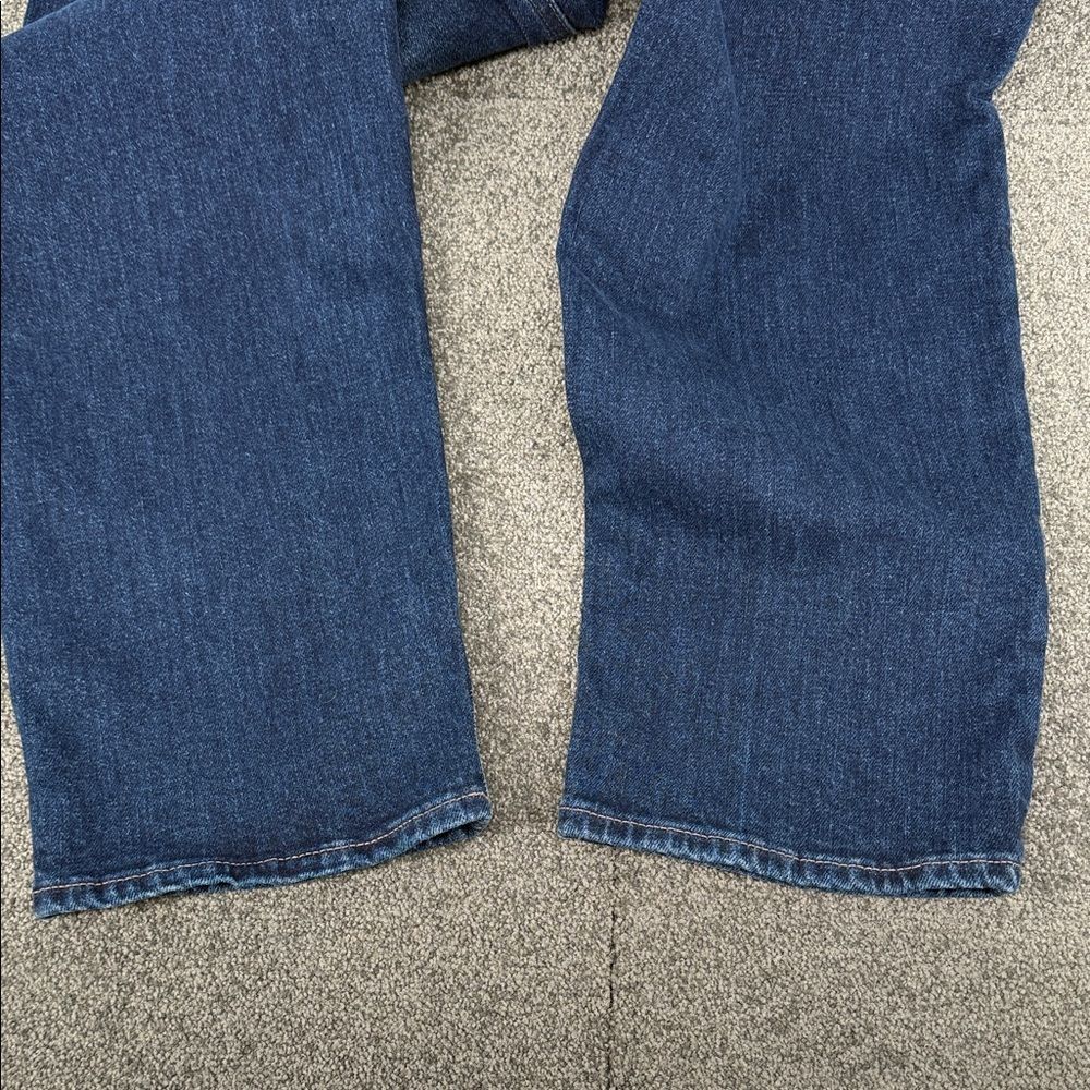 Old Navy Jeans Wm 12 Tall Extra High Rise Curvy Ski Hi Straight Dark Wash Slim - Picture 6 of 13